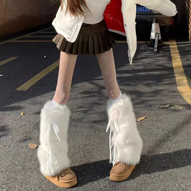 Faux Fur Leg Warmers for Women - Boot Sock Slouchy review and price