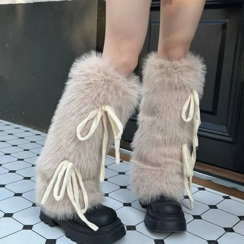 Faux Fur Leg Warmers for Women - Boot Sock Slouchy review and price