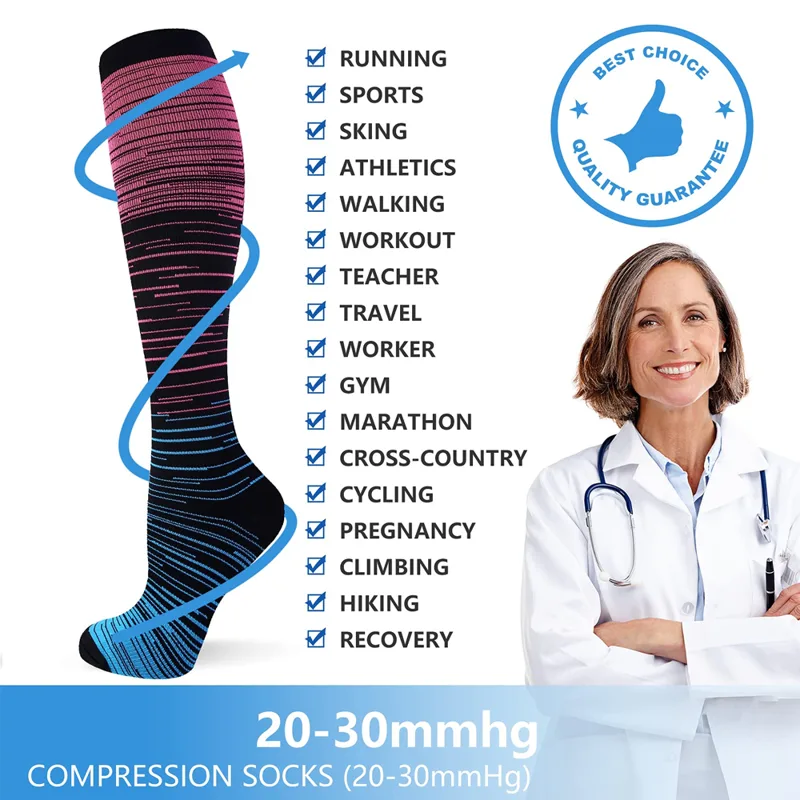 GOMOREON 6Pairs Compression So - Compression Sock Medical review and price