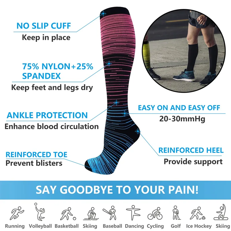GOMOREON 6Pairs Compression So - Compression Sock Medical review and price