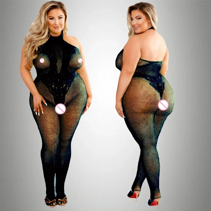 2024 Plus Size Bodystocking Ho - Fishnet Stocking Women review and price