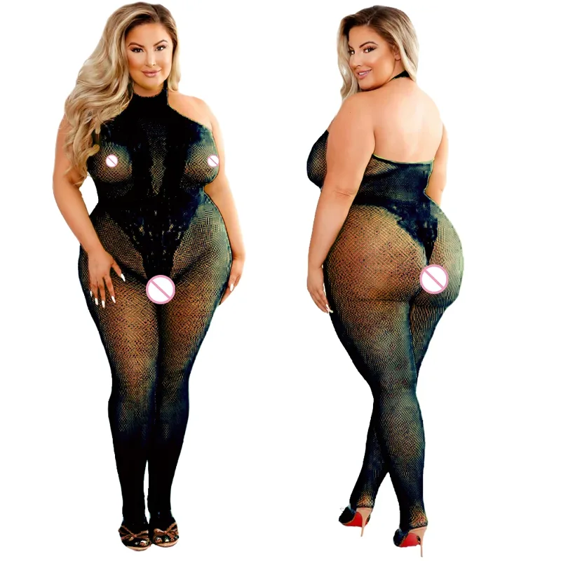 2024 Plus Size Bodystocking Ho - Fishnet Stocking Women review and price