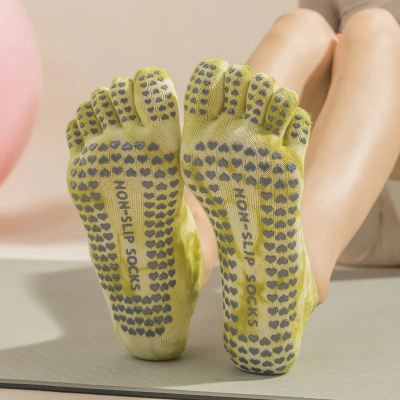Women's Tie-Dye Five-Finger Gr - Grip Sock Yoga review and price