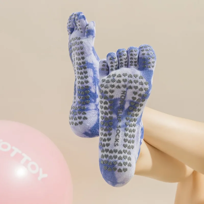 Women's Tie-Dye Five-Finger Gr - Grip Sock Yoga review and price