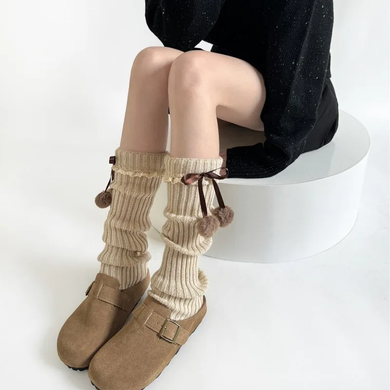 Camel Knit Leg Warmers with Fu - Boot Sock Slouchy review and price