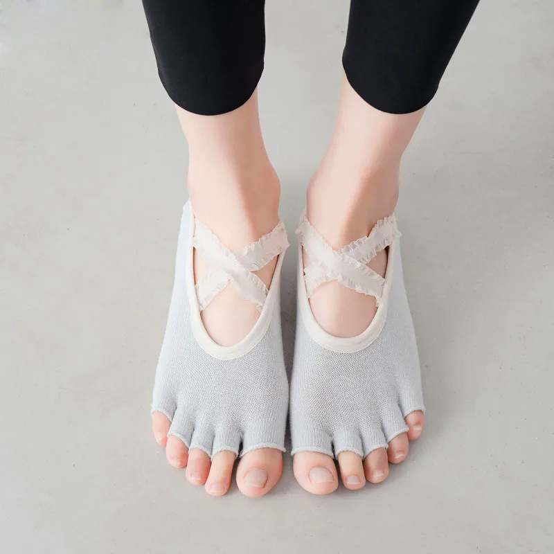 Five Finger Yoga Socks Lace Cr - Grip Sock Yoga review and price