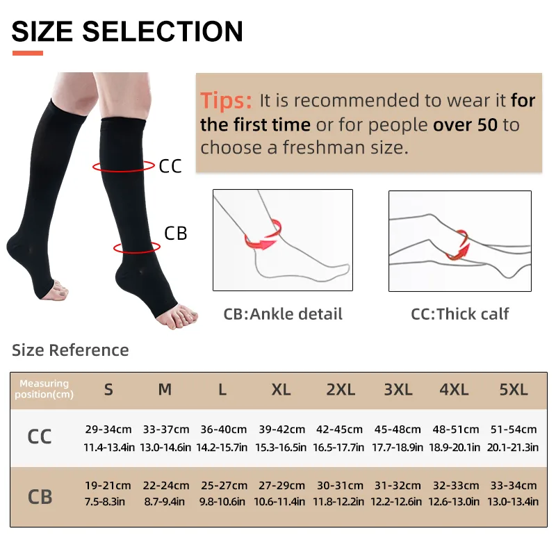 S-5XL 2pcs/Pair Medical Compre - Compression Sock Medical review and price